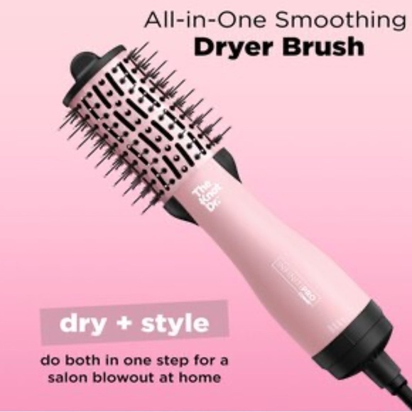 Pink Hair Dryer Brush - Picture 2 of 6